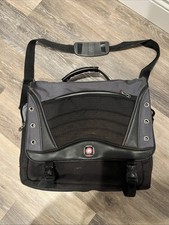 Wenger Swissgear Saturn Laptop Messenger Shoulder Strap Bag Black/Grey picture