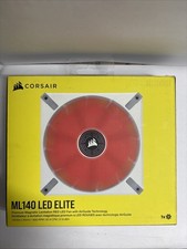 CORSAIR ML140 LED ELITE Red Premium 140mm PWM Magnetic Levitation Fan - White picture