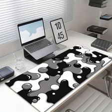 1pc of Diatomaceous Earth Extra-Large Gaming Mouse Pad - Water Drop Milk Foam picture