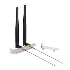 2x Dual Band wifi Antenna with U.FL MHF4 to RP-SMA Cable for M.2 Intel wifi card picture