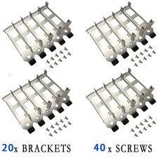 20pcs Generic Low Profile Brackets for Intel X520-DA2 X520-SR2 X520-LR2 X710-DA2 picture