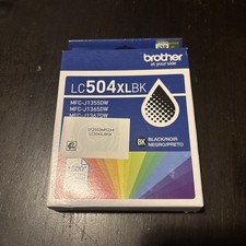 Brother Genuine LC504XLBK High Yield Black Ink Cartridge exp. 04/2028 picture