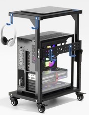 Computer Tower Stand, 6 Level Height Ajustable PC Tower Stand for Floor, Mobi... picture