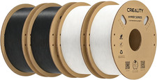 Hyper PLA Filament 1.75Mm 4Kg,Black*2 & White*2, 4-Pack picture