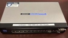 LINKSYS SRW208P ethernet SWITCH SMALL BUSINESS For Parts picture