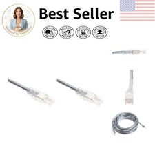 15ft Grey RJ11 Modem Cable - Fast Data Transfer with Double-Shielding Protection picture