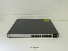 Cisco WS-C3750E-24PD-S 24 Port PoE Gigabit Network Switch - SAME DAY SHIPPING picture