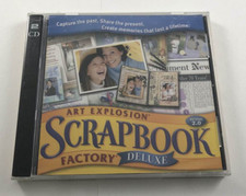 ART EXPLOSION SCRAPBOOK FACTORY DELUXE 2.0 : CD-ROM PC WIN 98/ME/2000/XP picture
