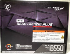 MSI MPG B550 GAMING PLUS AM4 DDR4 USB 3.0 ATX AMD Motherboard *NEW* picture