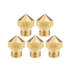 5pcs 0.6mm 3D Printer Nozzle for MK10 1.75mm Filament DIY picture
