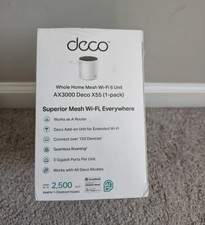 Brand New Sealed TP-Link Deco X55 AX3000 Whole Home Mesh Wi-Fi 6 Router (1-Pack) picture