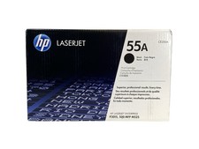 HP 55A Black Genuine Toner Print Cartridge LaserJet CE255A NEW SEALED picture