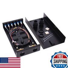 VFLTOOL LC-SM 6 12 Port Wall Mount Fiber Enclosure Singlemode OS1 Kit 1m 12 picture