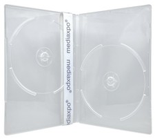 PREMIUM SLIM Slimline Double DVD Cases 7MM (100% New Material) Lot picture