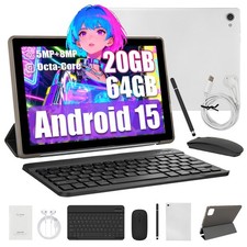 White Tab 64GB ROM 5MP+8MP 6800mAh Octa-Core 10.4