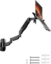 Extra Long 2-In-1 Laptop Wall Mount with Detachable Tray - 30.28'' picture