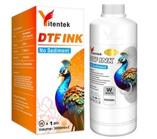 Yitentek No Sediment DTF White Ink 1000ML DTF Transfer Ink for PET Film, Pigm... picture