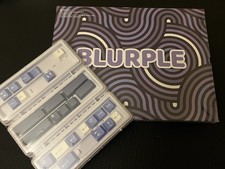 GMK Blurple Base Set, Obscure Kit (ABS double shot keycaps) picture