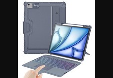 Nillkin Rugged Detachable Keyboard Case iPad Air 13 Pro 12.9 Gray Military TPU picture