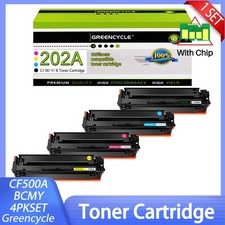 4PK 202A CF500A-CF04A Color Toner Set Fits For HP LaserJet Pro M254dw MFP M280nw picture