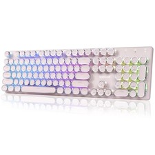 Redragon K710 Gaming Keyboard Wireless Blue Switches with Numpad Typewriter picture