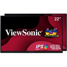 ViewSonic VA2256-MHD_H2 22 Inch 1080p Dual Pack Head-Only Monitors, IPS Display picture
