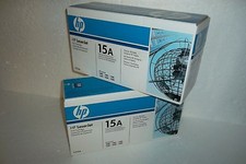 HP 15A Black Toner Cartridges 2.5K 1005 3300 C7115A NEW SEALED BOX (Qty=2) OEM picture