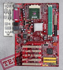 Socket 462/A MSI KT6V-LSR VIA KT600 chipset motherboard with CPU & I/O shield picture