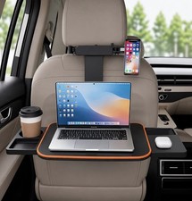 MOOMARTO Car Backseat Laptop Tray with Phone Holder - New In Open Box Never picture