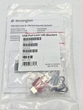 Kensington USB Port Lock with Blockers K67718US Data Security SEALED NEW picture