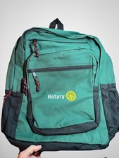 Rotary Computer Backpack Green (2) and Blue (1). Good Condition School Supplies picture