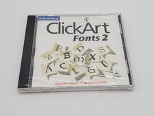 ClickArt Fonts 2 (Jewel Case) - Broderbund - New picture