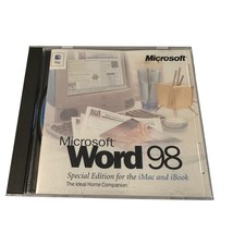 Microsoft Word 98 iMac And iBook Edition PC Software with CD Key picture