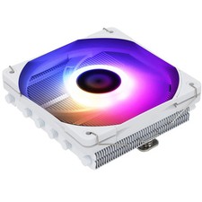 AXP120-X67 White ARGB Low Profile CPU Air Cooler 120mm TL-C12015W-S PWM Fan picture