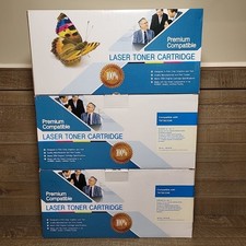 3 Premium Compatible Brother TN750 3340 Laser Toner Cartridges New Sealed Lot/3 picture