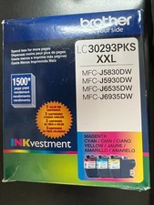 Brother LC30293PK Super High Yield 3 Pack Ink C,M, Y  6617/OB picture