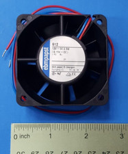 Fan , 612 , ebm-papst , Tubeaxial, 12VDC , 60mm x 60mm  Ball 24.0 CFM , 2 Wire picture