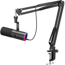 TONOR Dynamic Gaming Microphone, XLR/USB Mic 16.7''L x 5.4''W x 4.5''H, Black picture
