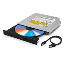 9.5mm SATA Internal DVD RW Drive GUD1N Slim Tray 8X CD Burner Writer picture