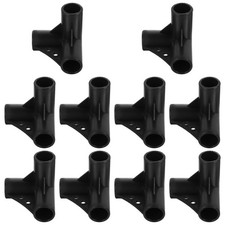 Black Durable Plastic Connectors 3 Way Four Way for Outdoor Gardening Frames picture