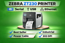 *ZASP* Zebra ZT230 203dpi Label ThermalTranfer Printer ZT23042-T01200FZ Barcode picture