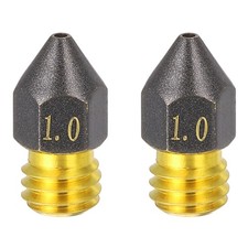 2Pcs 1mm MK8 Brass PTFE Nozzles  M6 Thread 3D Printer Nozzle Accessories picture