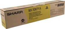 Genuine Sharp MX-70NTYA Yellow Toner. Brand New Sealed, We Ship Fast picture