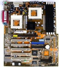 Motherboard. cuv4x-d, dual socket 370, atx, 5x pci, 1x agp picture