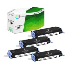 TCT 4PK 124A Color Toner Set Q6000A Q6001A Q6002A Q6003A For HP LaserJet 2600 picture