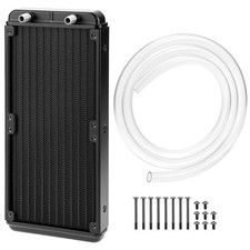 240mm Pure Copper Water Cooling Radiator 12 Pipe Copper Fin Heat Exchanger picture