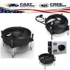 Cooler Master i30 CPU Cooler 92mm Low Noise Fan Heatsink LGA 1150/1151/1155/1156 picture