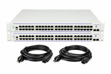 Alcatel-Lucent OmniSwitch OS6450-P48 48-Port Gigabit PoE Network LOT x2 picture