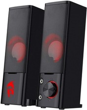 GS550 PC Gaming Speakers, 2.0 Channel Desktop Computer Sound Bar with Compact picture
