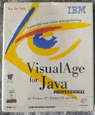 VINTAGE NEW SEALED VISUAL AGE FOR JAVA PROFESSIONAL VERSION 1.0 PC SOFTWARE picture